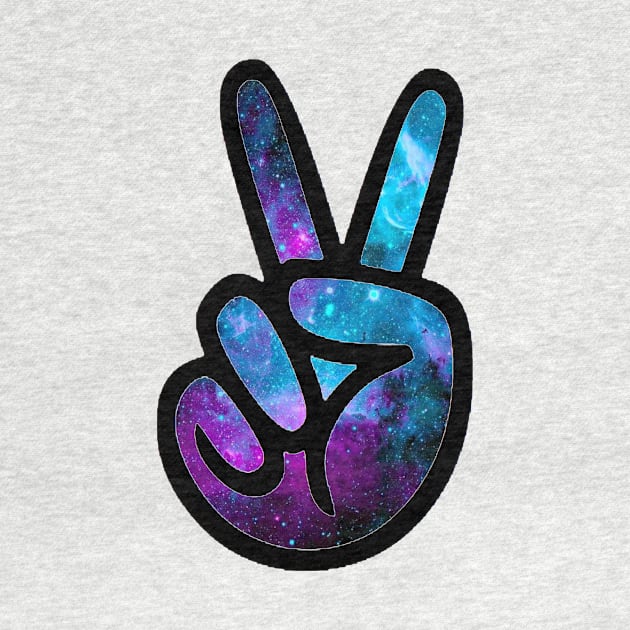 Galactic Peace Symbol by ARTWORKandBEYOND